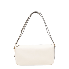 Gucci Half Horsebit Medium Calfskin Shoulder Bag - New Ivoire