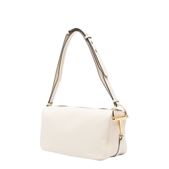 Gucci Half Horsebit Medium Calfskin Shoulder Bag - New Ivoire