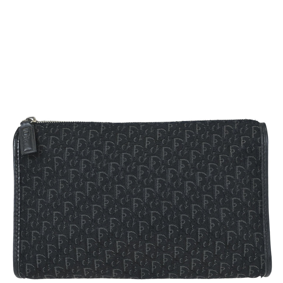 Christian Dior Black Trotter Cosmetic Pouch Bag