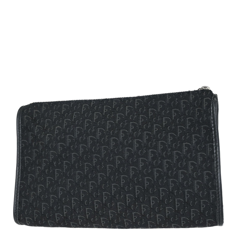Christian Dior Black Trotter Cosmetic Pouch Bag