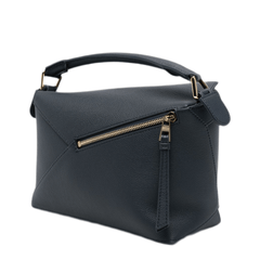 Loewe Puzzle Edge Small Calfskin Handbag - Black