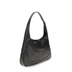 Gucci Jackie 1961 Medium Calf Leather Shoulder Bag - Black
