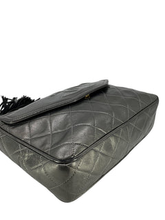 Chanel Vintage Front Pocket Quilted Lambskin Medium Camera Bag
