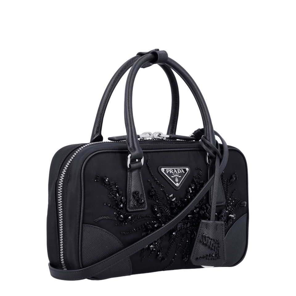 Prada Re - Edition 1978 Mini Nylon & Leather Two - Handle Bag - Nero1