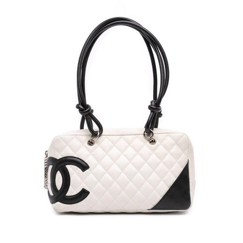Chanel Quilted Lambskin Cambon Ligne Shoulder Bag