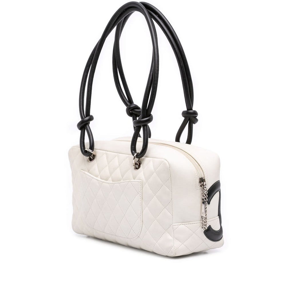 Chanel Quilted Lambskin Cambon Ligne Shoulder Bag