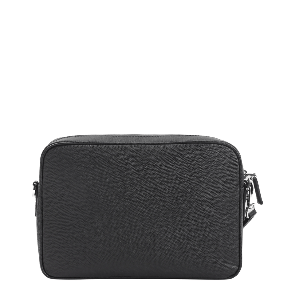 Prada Saffiano Calfskin Shoulder Bag - Nero
