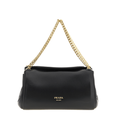 Prada Tumulte Small Nappa Leather Shoulder Bag - Black