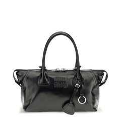 Miu Miu Calfskin Handbag - Brown
