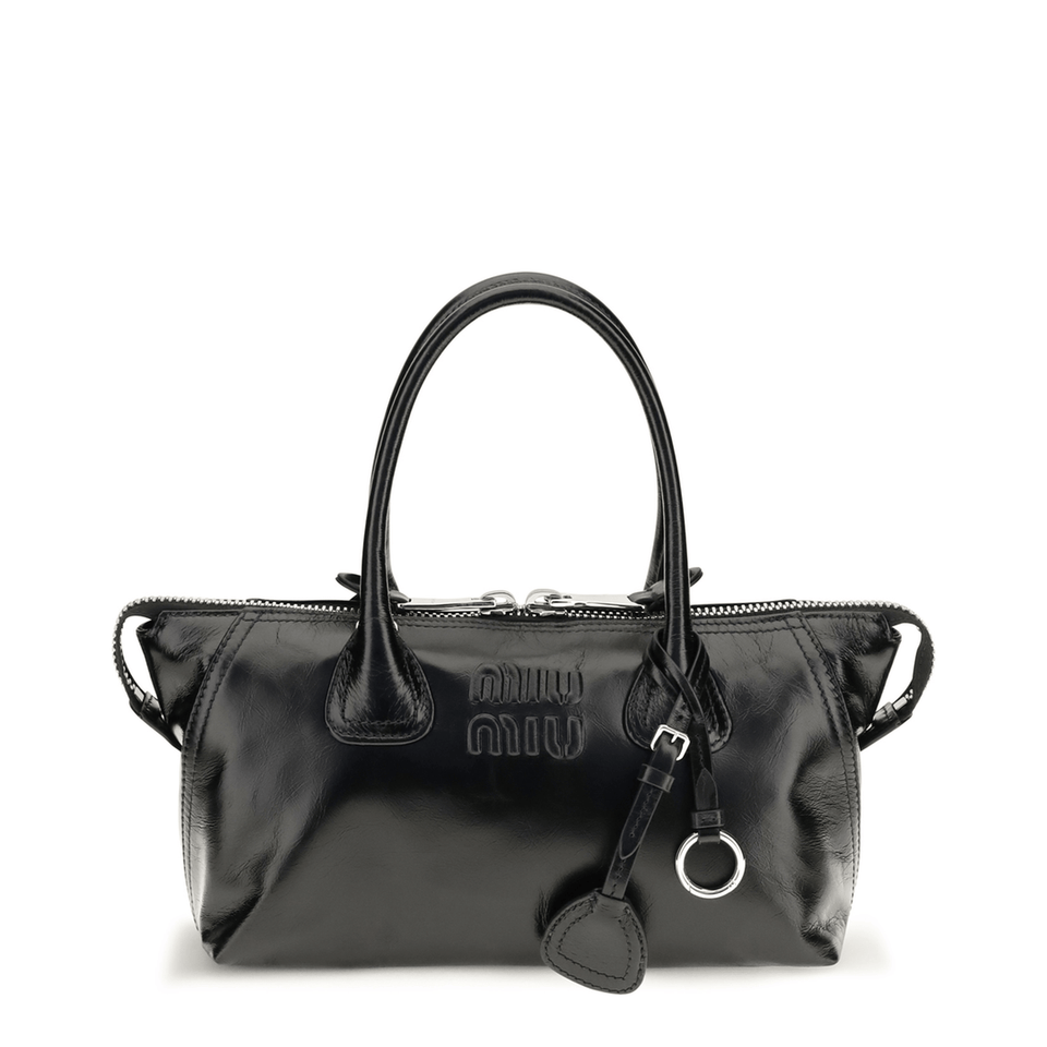 Miu Miu Calfskin Handbag - Brown