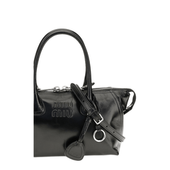 Miu Miu Calfskin Handbag - Brown