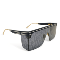 Christian Dior Dior Navy Blue Oblique DiorClub M1U Shield Sunglasses