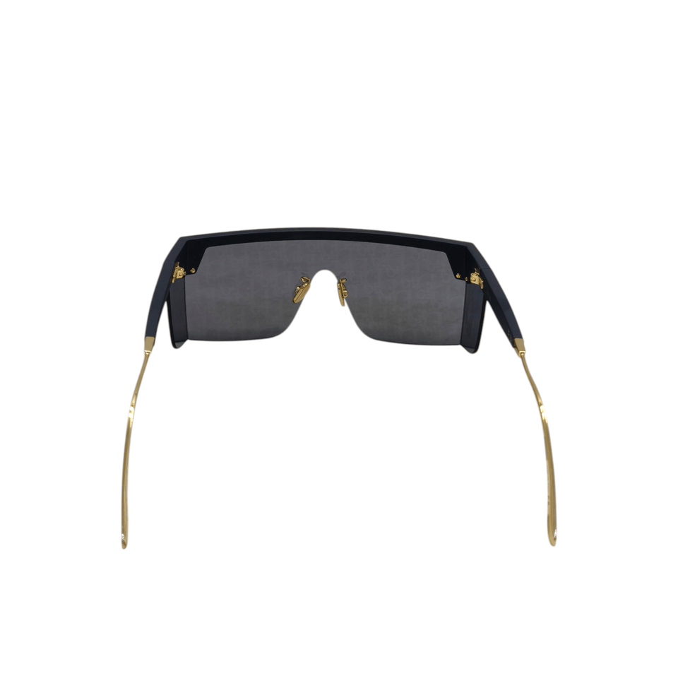 Christian Dior Dior Navy Blue Oblique DiorClub M1U Shield Sunglasses