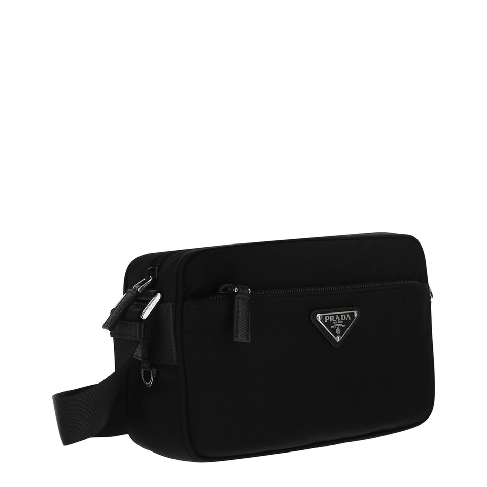 Prada Re - Nylon Recycled Polyamide Shoulder Bag - Black
