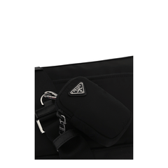 Prada Re - Nylon Recycled Polyamide Shoulder Bag - Black