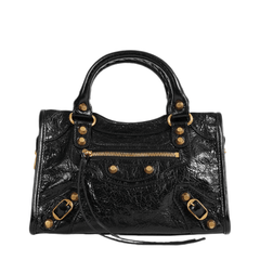 Balenciaga Le City Mini Lambskin Bag - Black
