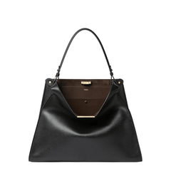 Fendi Way Large Calfskin Tote - Black