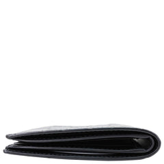 GUCCI GG Signature Leather Bifold Men's Wallet Black 473916