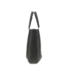 Alexander McQueen Edge Medium Calf Leather Tote - Black