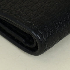 Gucci Black GG Marmont Bi - fold Card Case Wallet
