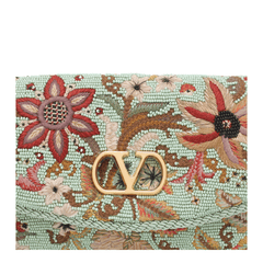 Valentino DeVain Small Leather Shoulder Bag - Multicolor