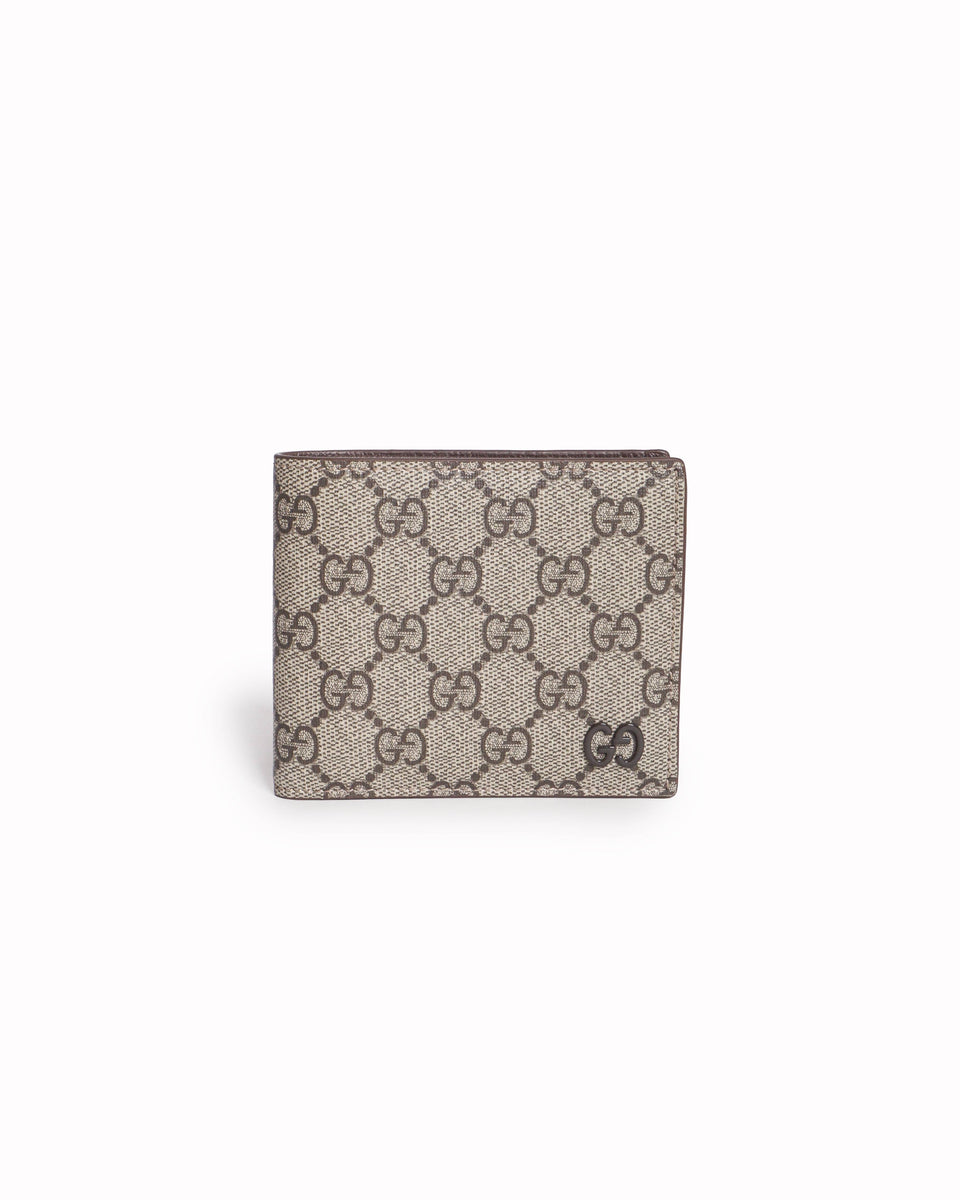 Gucci GG Supreme Canvas Bi - Fold Men's Wallet