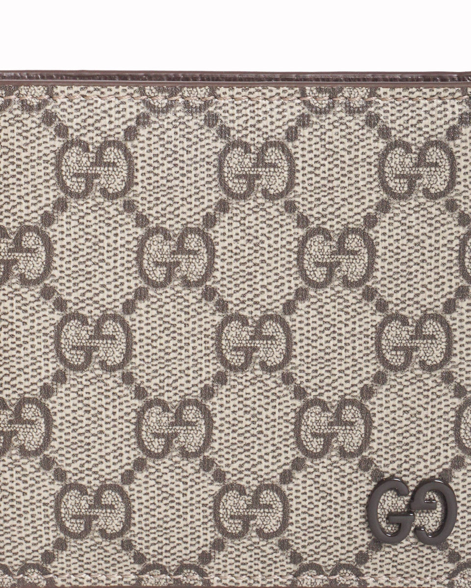Gucci GG Supreme Canvas Bi - Fold Men's Wallet