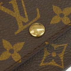 Louis Vuitton Monogram Porte Monnaie Plat Coin Purse Wallet M61930