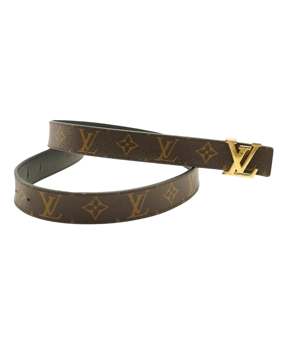 Louis Vuitton Brown Monogram Canvas & Leather LV Pyramide Belt ALC2310