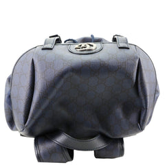 Gucci Ophidia GG Supreme Canvas Backpack Navy Blue 598140