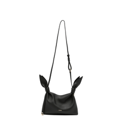 Loewe Mini Scarf Calfskin Shoulder Bag - Black