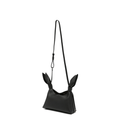Loewe Mini Scarf Calfskin Shoulder Bag - Black