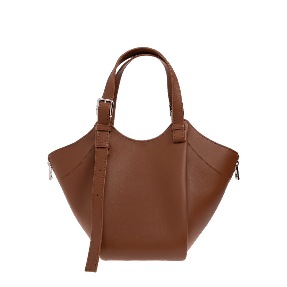 Loewe Hammock Flip Medium Calfskin Shoulder Bag - Squirrel