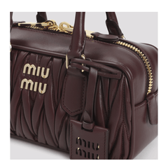 Miu Miu Arcadie Matelassé Leather Handbags