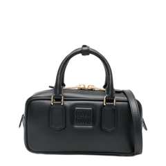 Miu Miu Arcadie Leather Handbags - Black