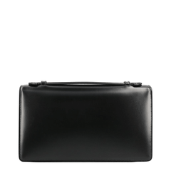 Celine Triomphe Medium Calfskin Shoulder Bag - Black