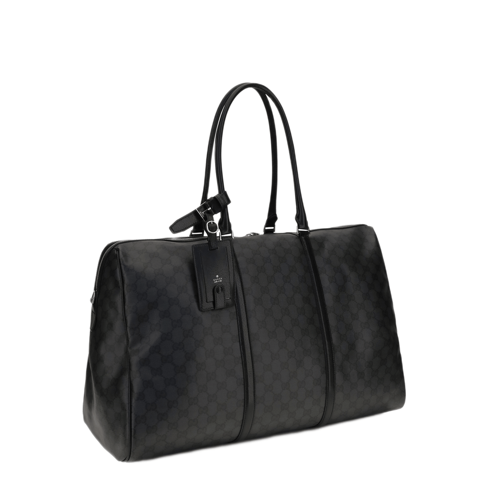 Gucci Essence Large Canvas Duffle Bag - Black