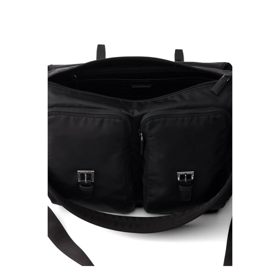 Prada Re - Nylon Messenger Bag - Nero