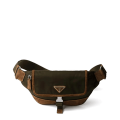 Prada Re - Nylon and Suede Fanny Pack
