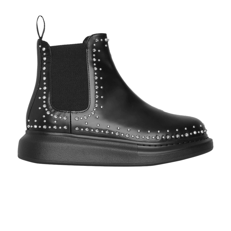 Alexander McQueen Hybrid Chelsea Boot Black Studded