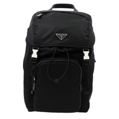 Prada Re - Nylon Saffiano Leather Backpack - Black