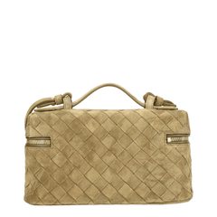 Bottega Veneta Bang Bang Leather Vanity Case - Green
