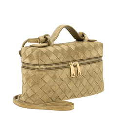 Bottega Veneta Bang Bang Leather Vanity Case - Green
