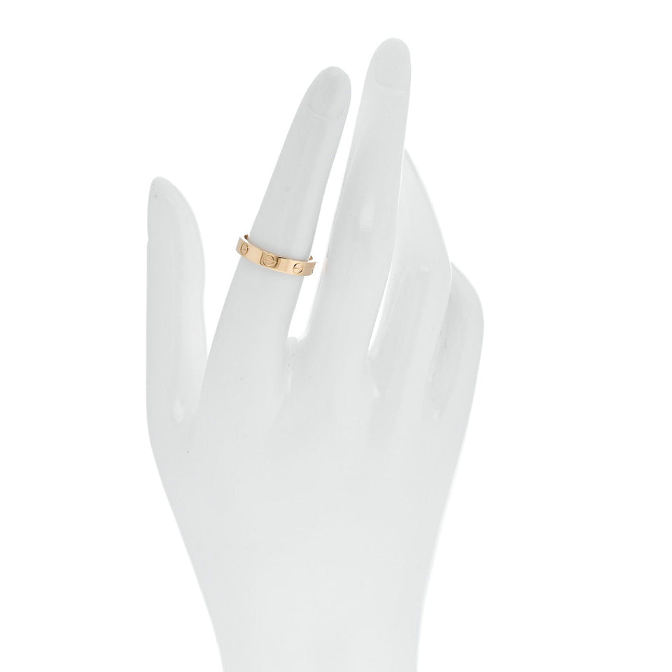 Cartier 18K Yellow Gold 3.5 mm LOVE Wedding Band Ring 53 6.5