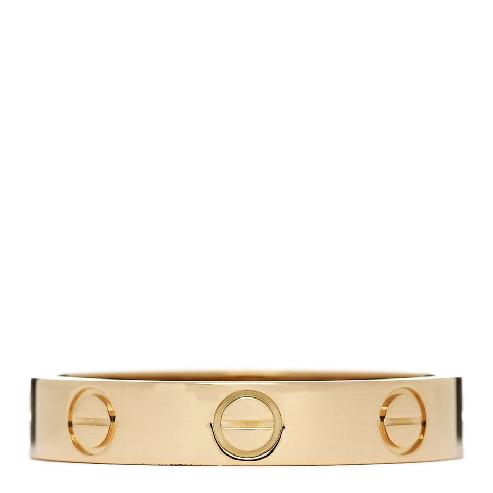 Cartier 18K Yellow Gold 3.5 mm LOVE Wedding Band Ring 53 6.5