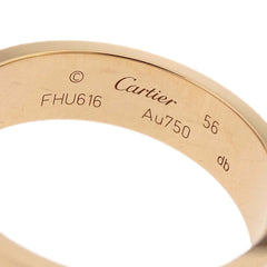 Cartier Love Ring Au750 #56 Jewelry