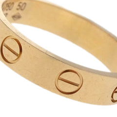 Cartier Mini Love Ring 750 ST9007 #50 Jewelry