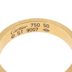 Cartier Mini Love Ring 750 ST9007 #50 Jewelry