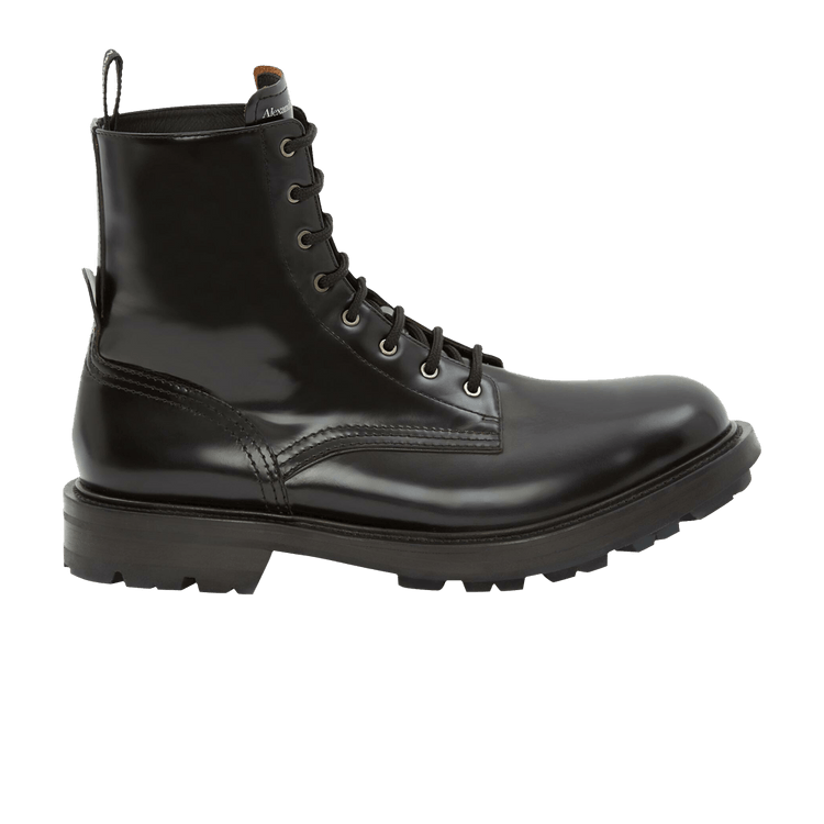 Alexander McQueen Worker Boot Black