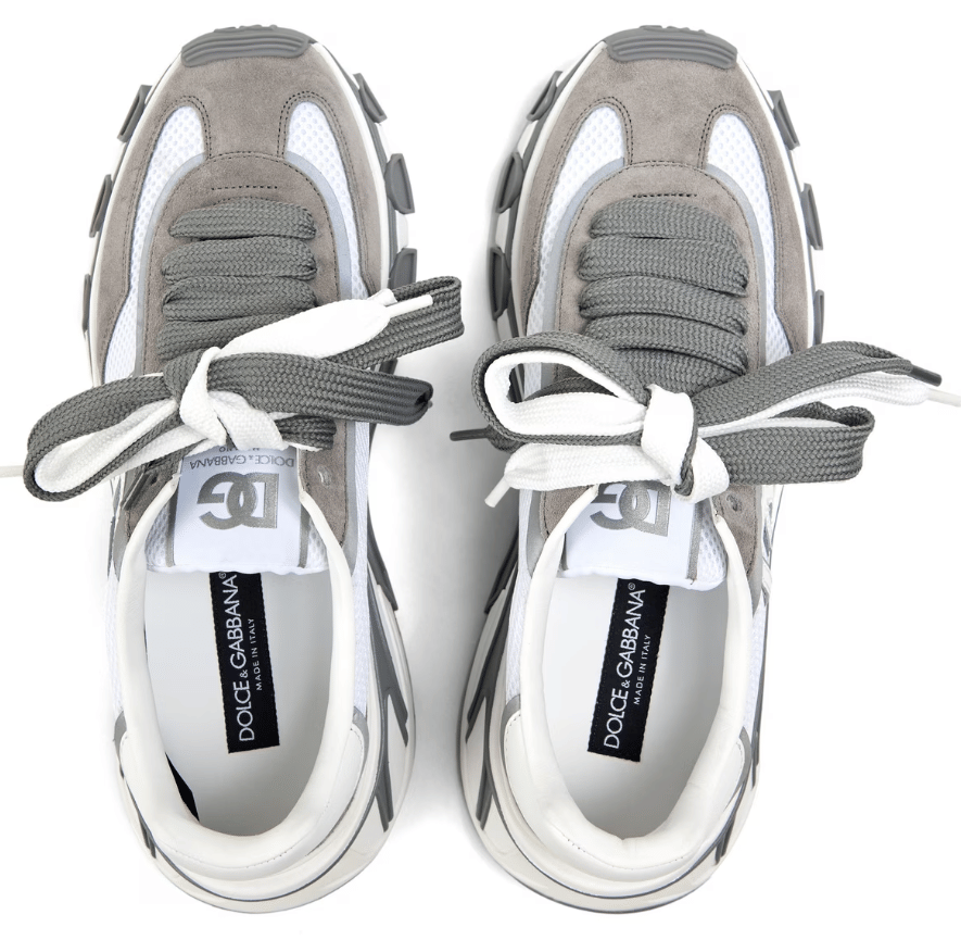 Dolce & Gabbana Dolce and Gabbana DG Frami Mesh Runner Sn61 White/Grey